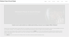 Desktop Screenshot of billweisbach.com